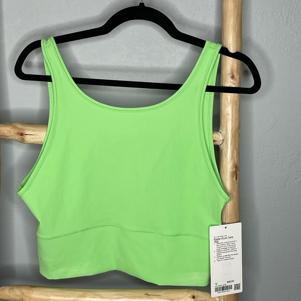NWT Lululemon Power Pivot Tank